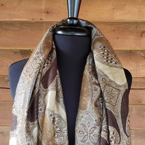 Pashima scarf/wrap...nice brown tones